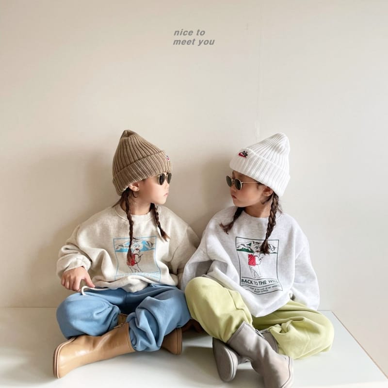 NICE TO MEET YOU - Korean Children Fashion - #Kfashion4kids - Back Packing Fleece Jumper with Mom - 7