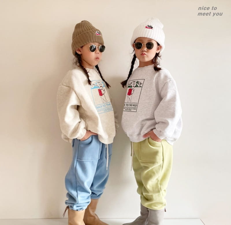 NICE TO MEET YOU - Korean Children Fashion - #Kfashion4kids - Back Packing Fleece Jumper with Mom - 8