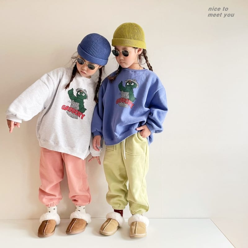 NICE TO MEET YOU - Korean Children Fashion - #Kfashion4kids - Krutch Sweatshirt - 11
