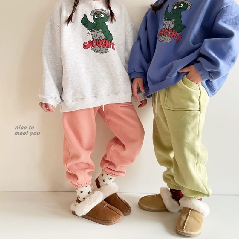 NICE TO MEET YOU - Korean Children Fashion - #Kfashion4kids - Krutch Sweatshirt - 12