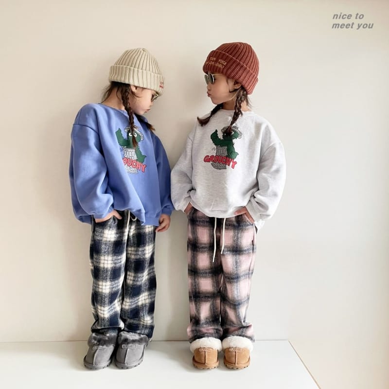 NICE TO MEET YOU - Korean Children Fashion - #Kfashion4kids - Krutch Sweatshirt - 7