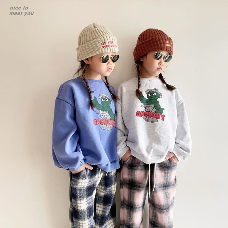 NICE TO MEET YOU - Korean Children Fashion - #Kfashion4kids - Krutch Sweatshirt - 8