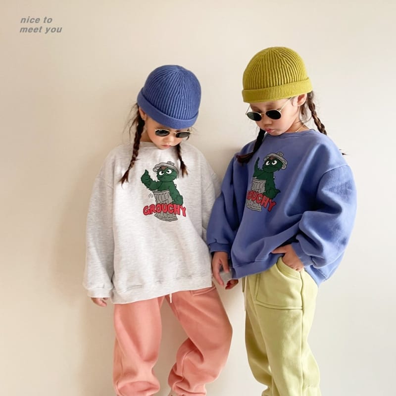 NICE TO MEET YOU - Korean Children Fashion - #Kfashion4kids - Krutch Sweatshirt - 9