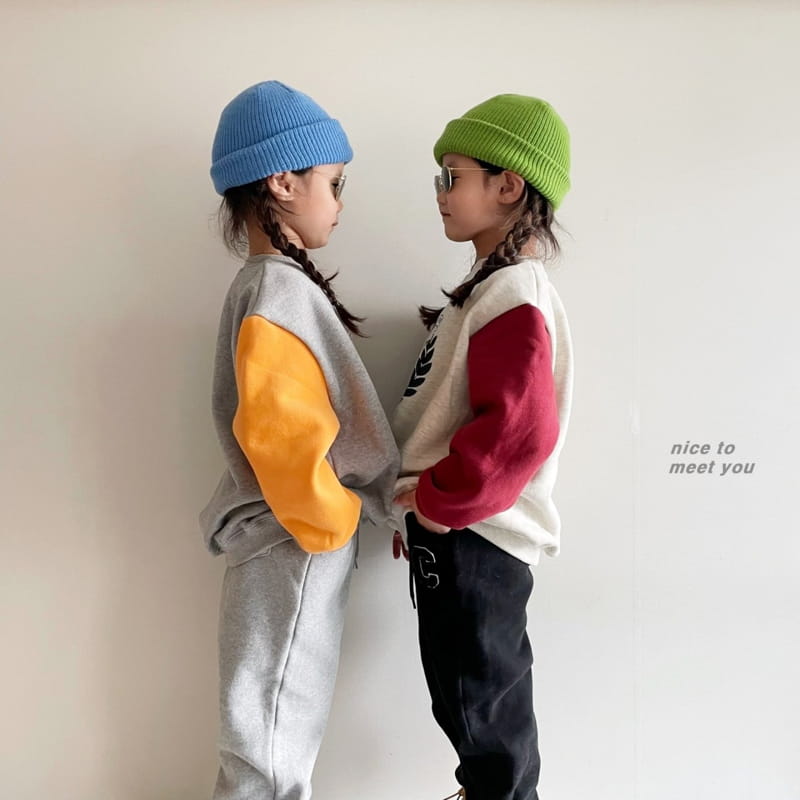 NICE TO MEET YOU - Korean Children Fashion - #Kfashion4kids - Bay Tree Sweatshirt - 10