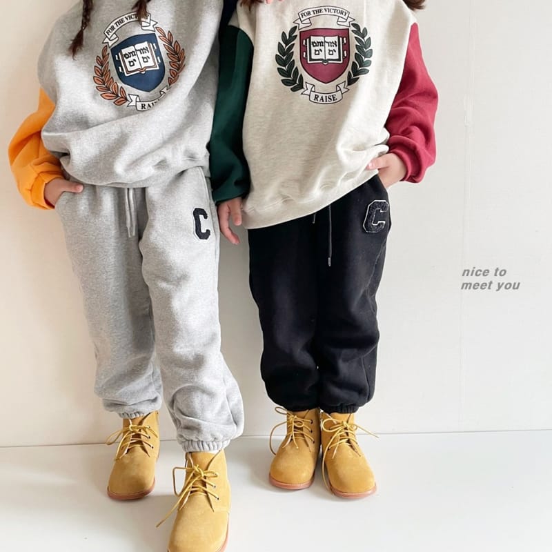 NICE TO MEET YOU - Korean Children Fashion - #Kfashion4kids - Bay Tree Sweatshirt - 3