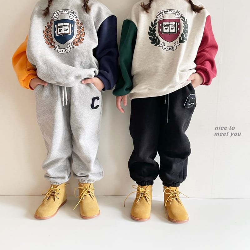 NICE TO MEET YOU - Korean Children Fashion - #Kfashion4kids - Bay Tree Sweatshirt - 7