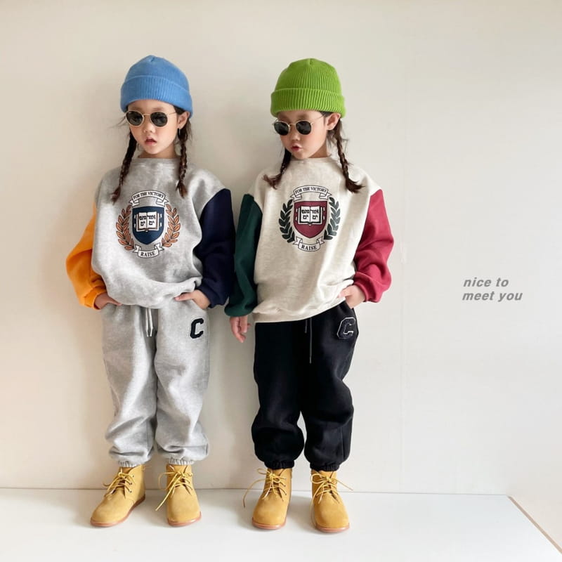 NICE TO MEET YOU - Korean Children Fashion - #Kfashion4kids - Bay Tree Sweatshirt - 9