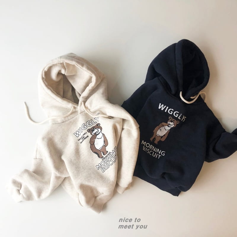 NICE TO MEET YOU - Korean Children Fashion - #Kfashion4kids - Cacao Bear Hoody - 5