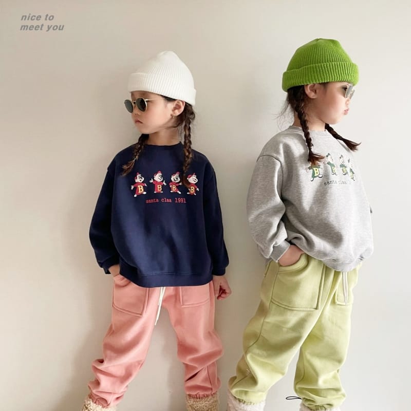 NICE TO MEET YOU - Korean Children Fashion - #Kfashion4kids - Ggurugi Sweatshirt - 4
