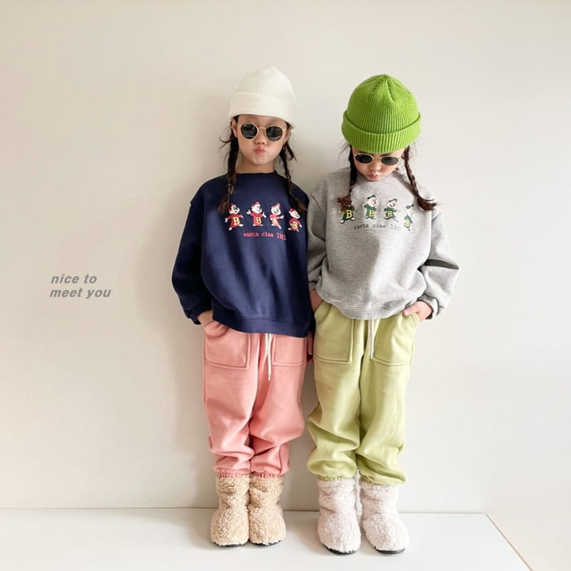 NICE TO MEET YOU - Korean Children Fashion - #Kfashion4kids - Ggurugi Sweatshirt - 9