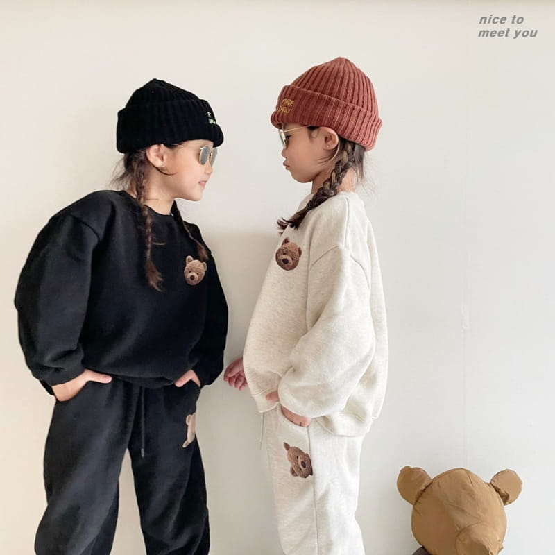 NICE TO MEET YOU - Korean Children Fashion - #Kfashion4kids - Bbeaggom Sweatshirt with Mom