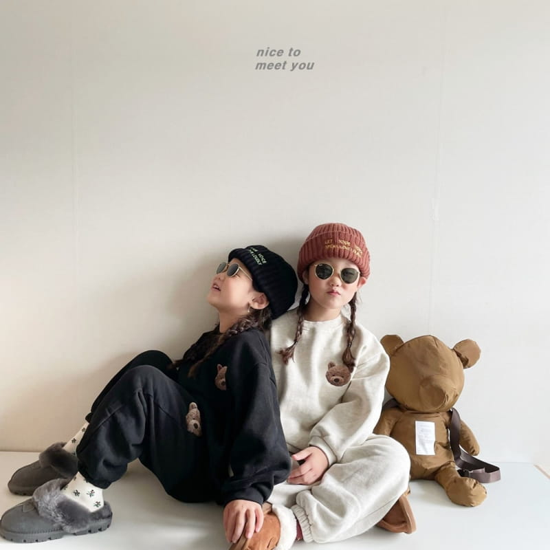 NICE TO MEET YOU - Korean Children Fashion - #Kfashion4kids - Bbeaggom Sweatshirt with Mom - 4