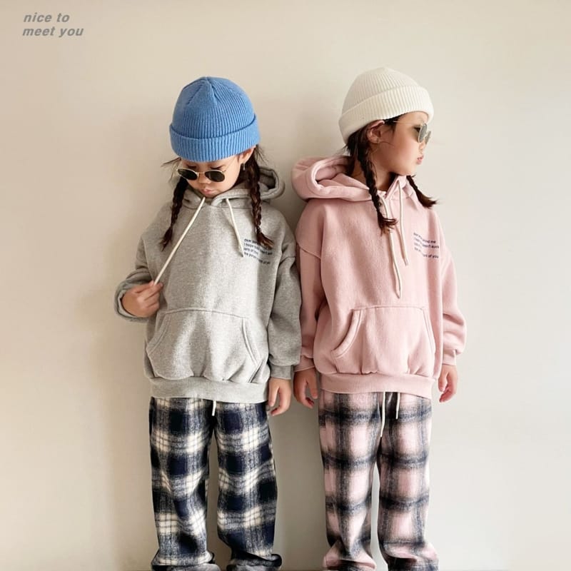 NICE TO MEET YOU - Korean Children Fashion - #Kfashion4kids - Behind Hoody - 10