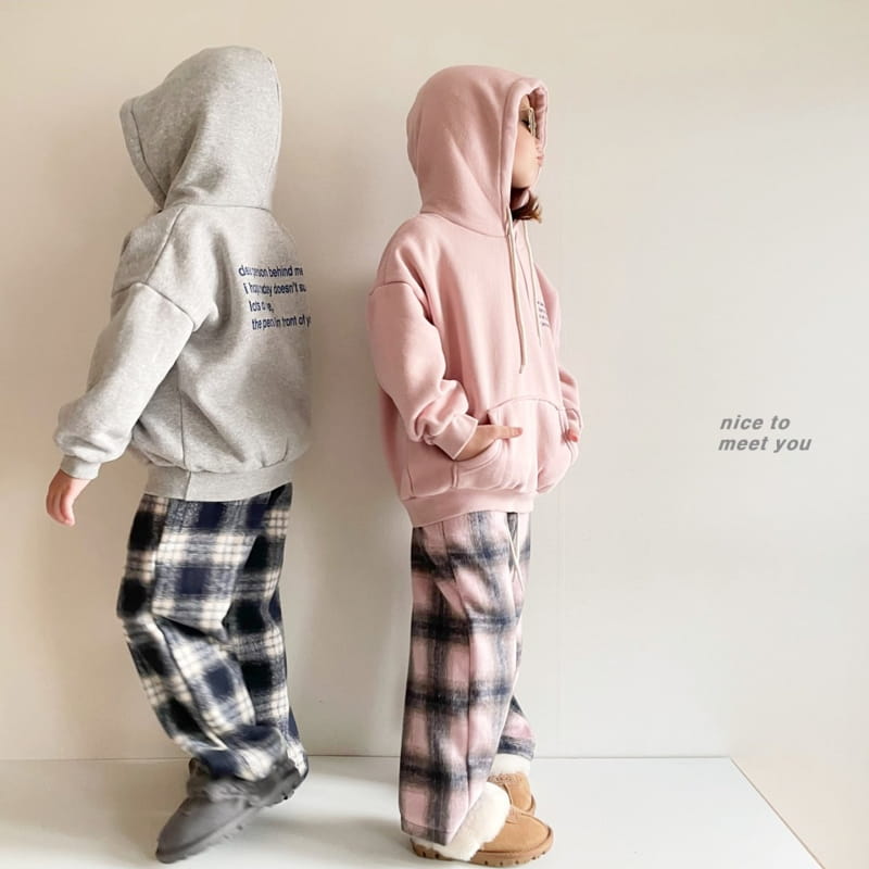 NICE TO MEET YOU - Korean Children Fashion - #Kfashion4kids - Behind Hoody - 3