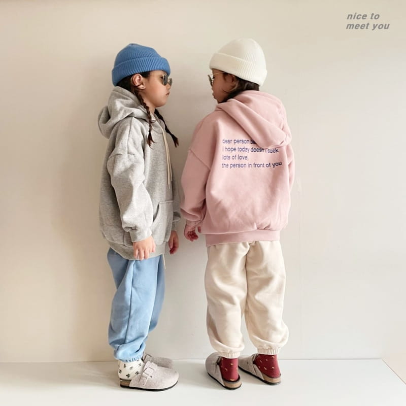 NICE TO MEET YOU - Korean Children Fashion - #Kfashion4kids - Behind Hoody - 5