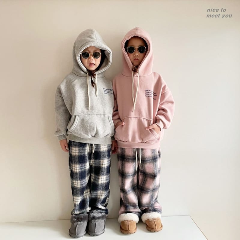 NICE TO MEET YOU - Korean Children Fashion - #Kfashion4kids - Behind Hoody - 8