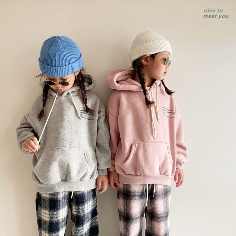 NICE TO MEET YOU - Korean Children Fashion - #Kfashion4kids - Behind Hoody - 9