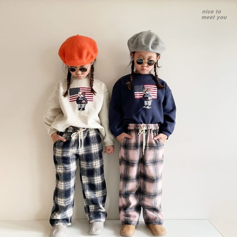 NICE TO MEET YOU - Korean Children Fashion - #Kfashion4kids - Bulldog Sweatshirt - 2