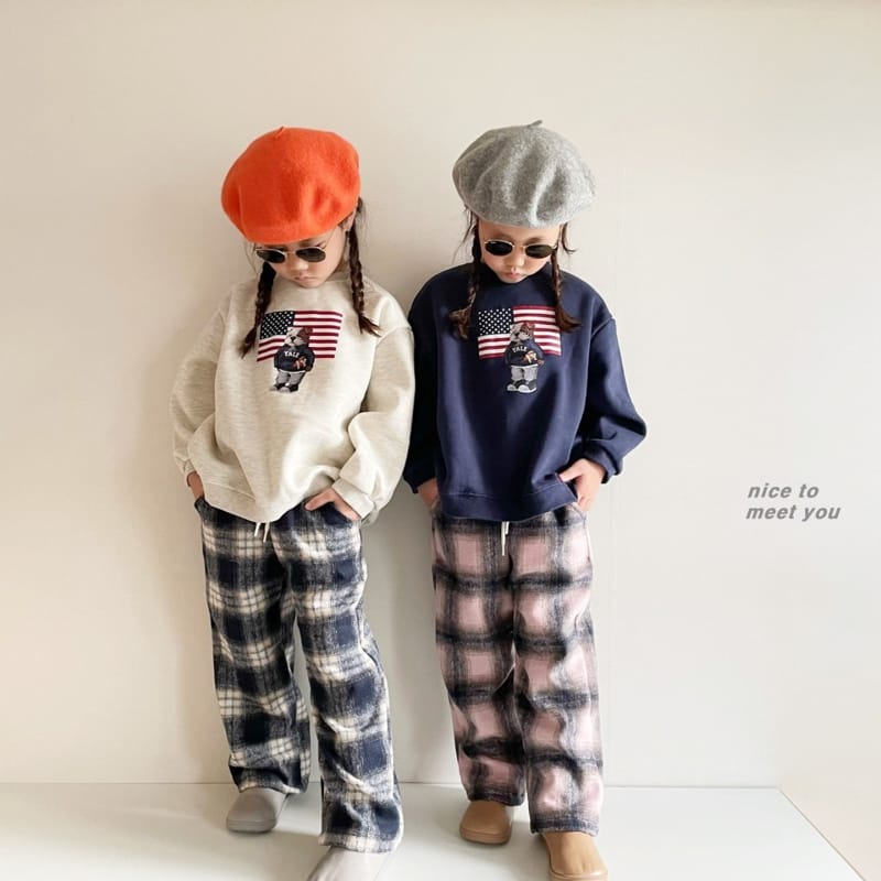NICE TO MEET YOU - Korean Children Fashion - #Kfashion4kids - Bulldog Sweatshirt - 3
