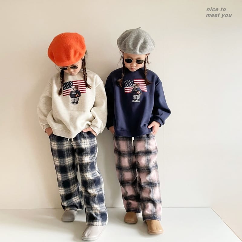 NICE TO MEET YOU - Korean Children Fashion - #Kfashion4kids - Bulldog Sweatshirt - 5