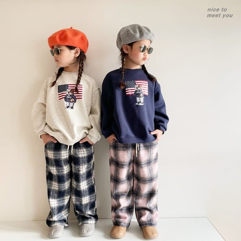 NICE TO MEET YOU - Korean Children Fashion - #Kfashion4kids - Bulldog Sweatshirt - 7