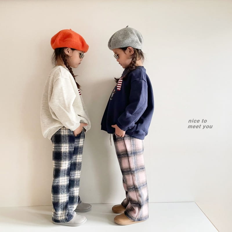 NICE TO MEET YOU - Korean Children Fashion - #Kfashion4kids - Bulldog Sweatshirt - 8