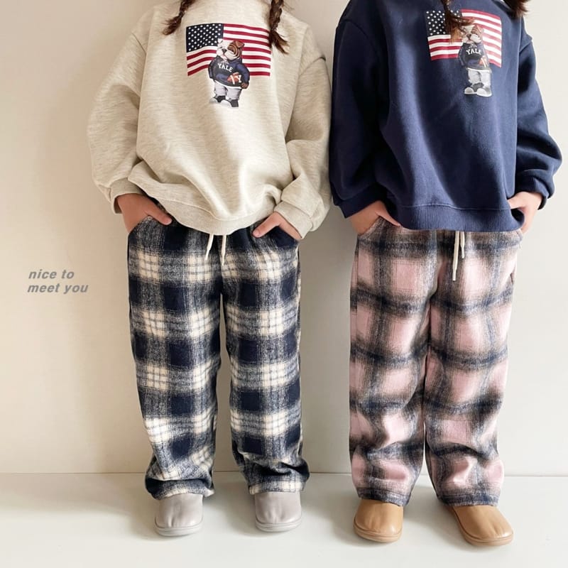 NICE TO MEET YOU - Korean Children Fashion - #Kfashion4kids - Bulldog Sweatshirt - 9