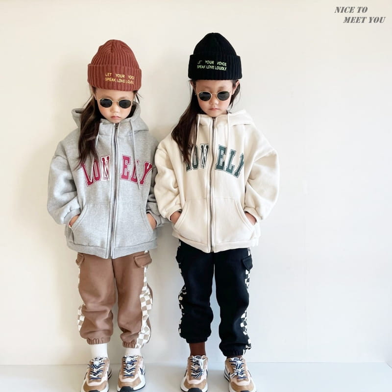 NICE TO MEET YOU - Korean Children Fashion - #Kfashion4kids - Vely Hoody Zip-up - 5