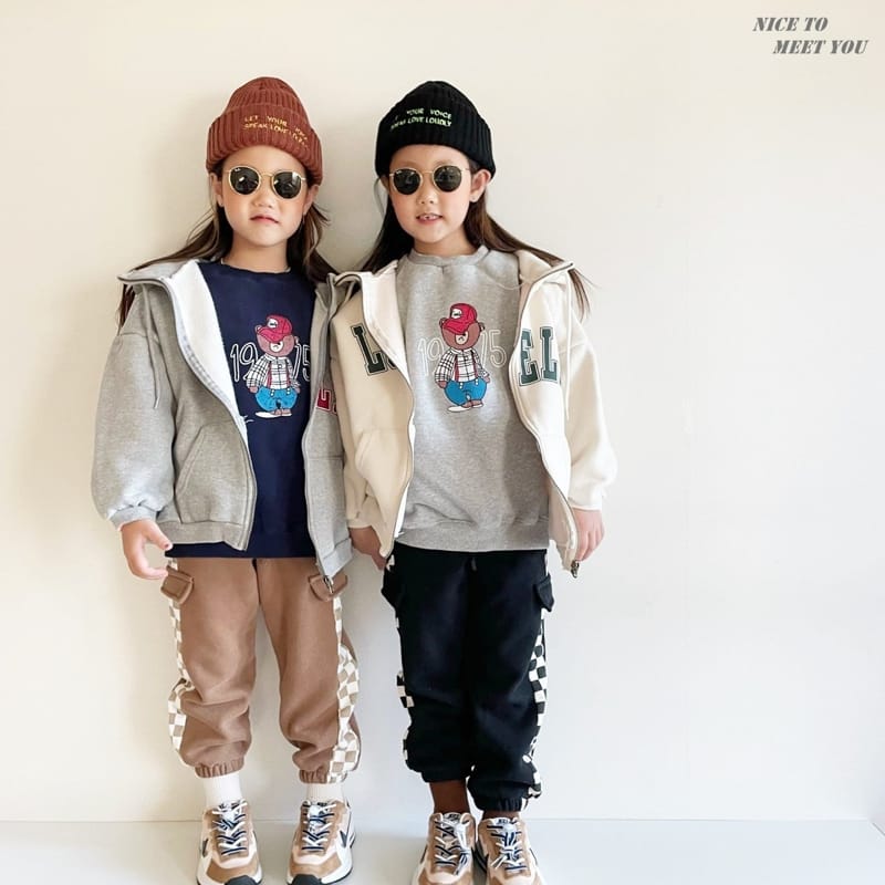 NICE TO MEET YOU - Korean Children Fashion - #Kfashion4kids - Vely Hoody Zip-up - 9