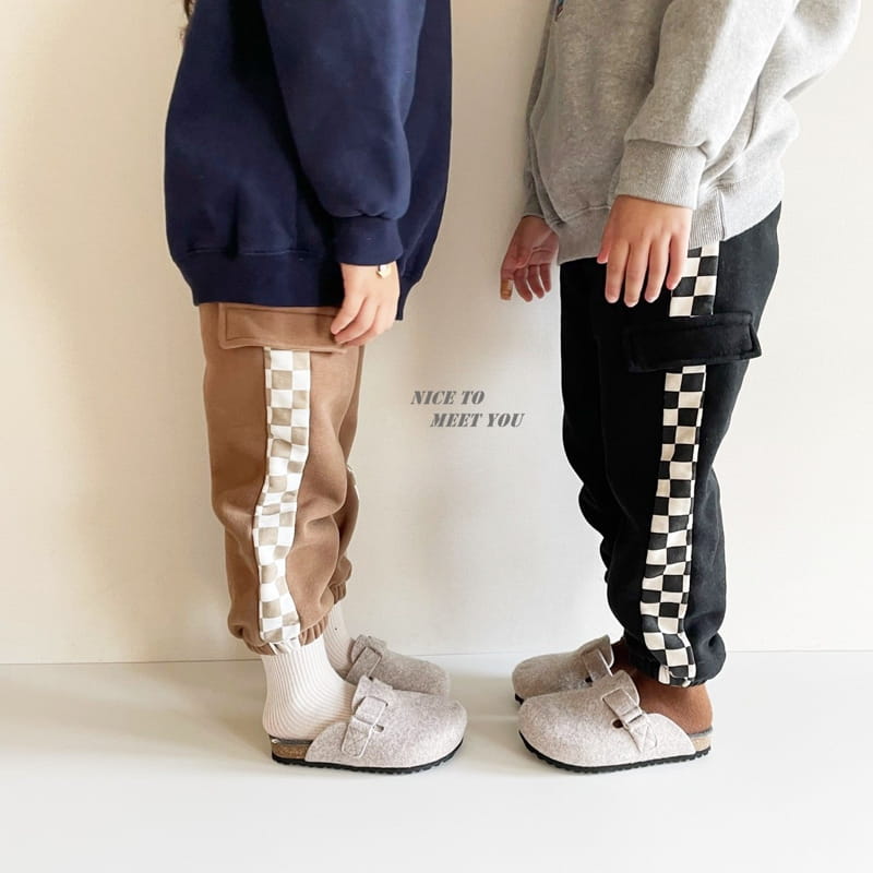 NICE TO MEET YOU - Korean Children Fashion - #Kfashion4kids - Bans Pocket Pants - 6
