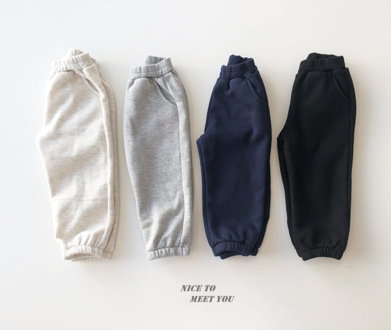 NICE TO MEET YOU - Korean Children Fashion - #Kfashion4kids - Chu Chu Jogger Pants - 12