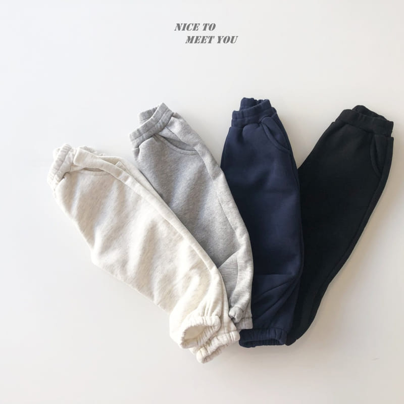 NICE TO MEET YOU - Korean Children Fashion - #Kfashion4kids - Chu Chu Jogger Pants - 4