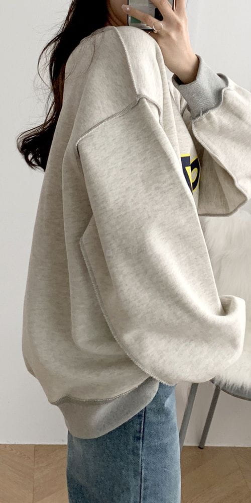 NONAME - Korean Children Fashion - #Kfashion4kids - Fleece 1997 Deggi Sweatshirt - 7