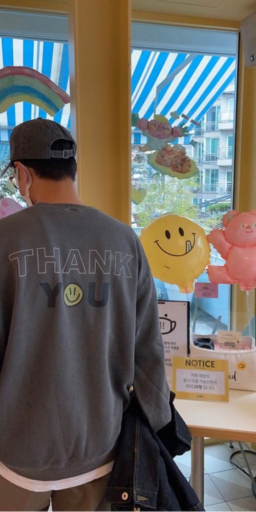 NONAME - Korean Children Fashion - #Kfashion4kids - Smile Sweatshirt - 6