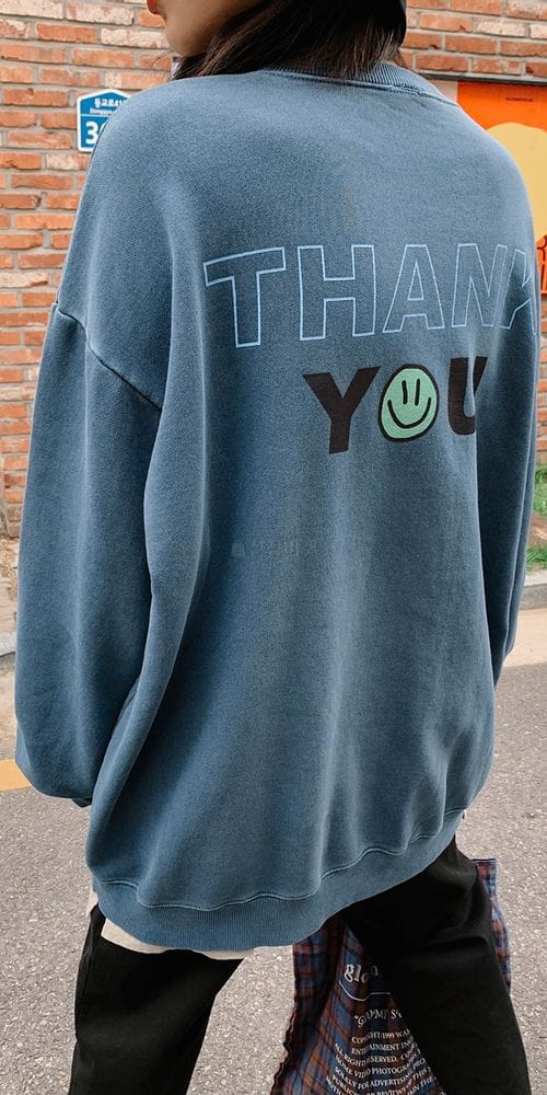 NONAME - Korean Children Fashion - #Kfashion4kids - Smile Sweatshirt - 8