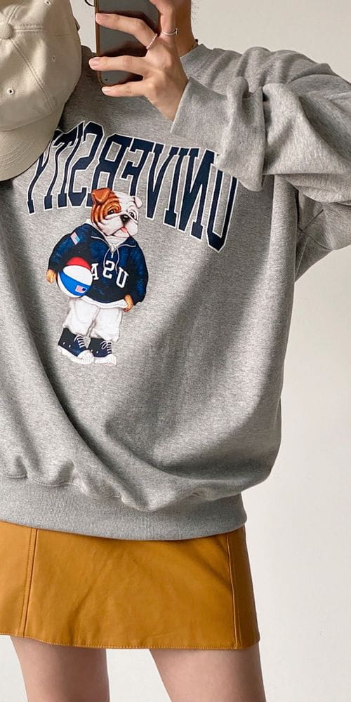NONAME - Korean Children Fashion - #Kfashion4kids - University Fleece Sweatshirt - 2
