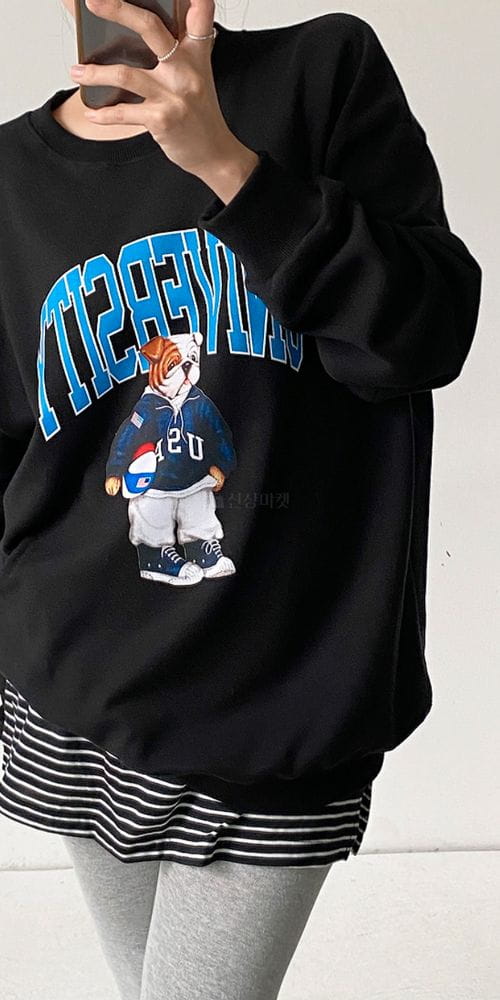 NONAME - Korean Children Fashion - #Kfashion4kids - University Fleece Sweatshirt - 4