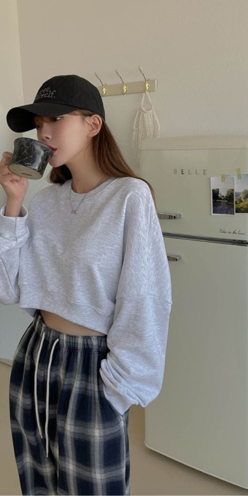 NONAME - Korean Children Fashion - #Kfashion4kids - Wide Check Pants