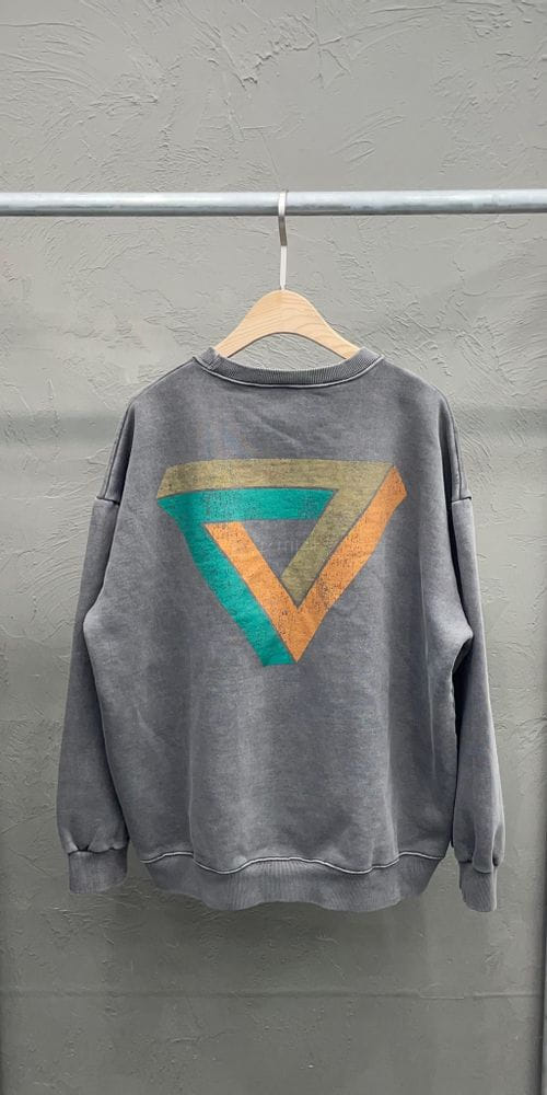 NONAME - Korean Children Fashion - #Kfashion4kids - Triangle Sweatshirt - 2