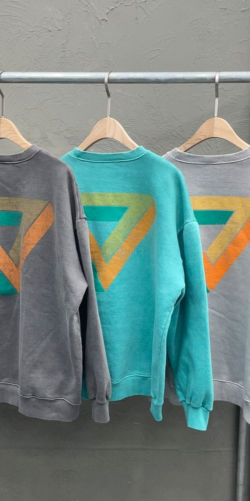 NONAME - Korean Children Fashion - #Kfashion4kids - Triangle Sweatshirt - 4