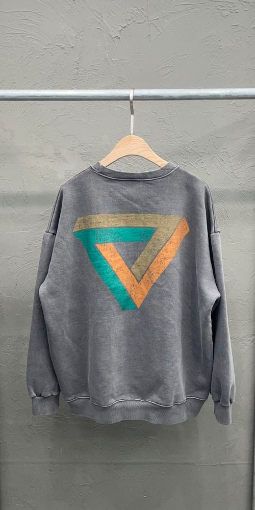 NONAME - Korean Children Fashion - #Kfashion4kids - Triangle Sweatshirt - 6