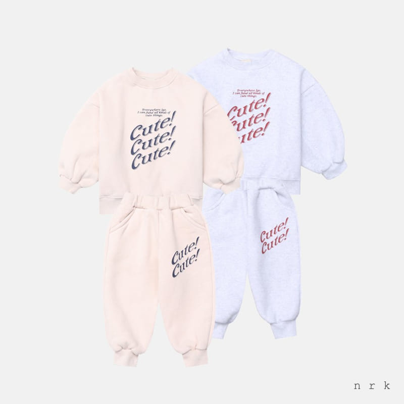 NRK - Korean Children Fashion - #Kfashion4kids - Cute Top Bottom Set