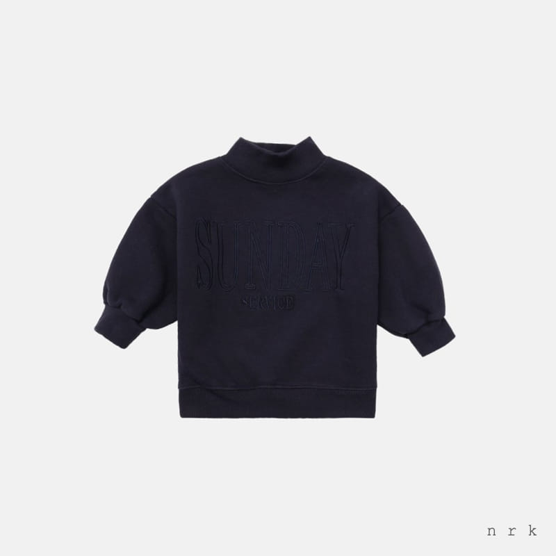 NRK - Korean Children Fashion - #Kfashion4kids - Sunfay Half Turtleneck Sweatshirt - 2