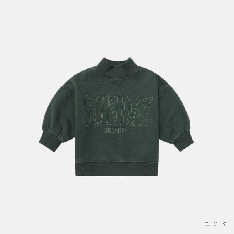 NRK - Korean Children Fashion - #Kfashion4kids - Sunfay Half Turtleneck Sweatshirt - 6