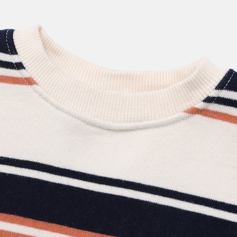 NRK - Korean Children Fashion - #Kfashion4kids - Fancy Stripes Sweatshirt - 8