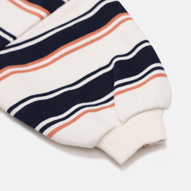 NRK - Korean Children Fashion - #Kfashion4kids - Fancy Stripes Sweatshirt - 9