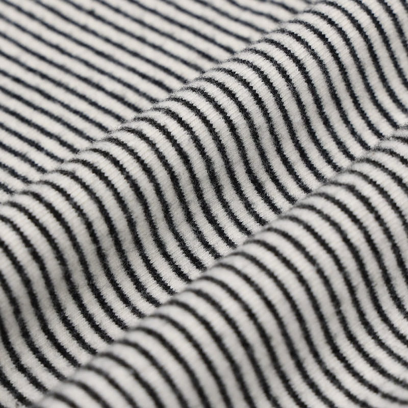 NRK - Korean Children Fashion - #Kfashion4kids - Toy Stripes Turtleneck Tee - 12
