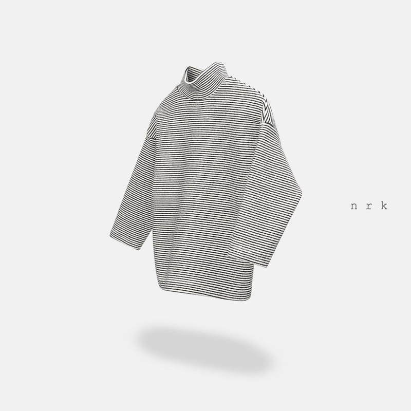 NRK - Korean Children Fashion - #Kfashion4kids - Toy Stripes Turtleneck Tee - 3