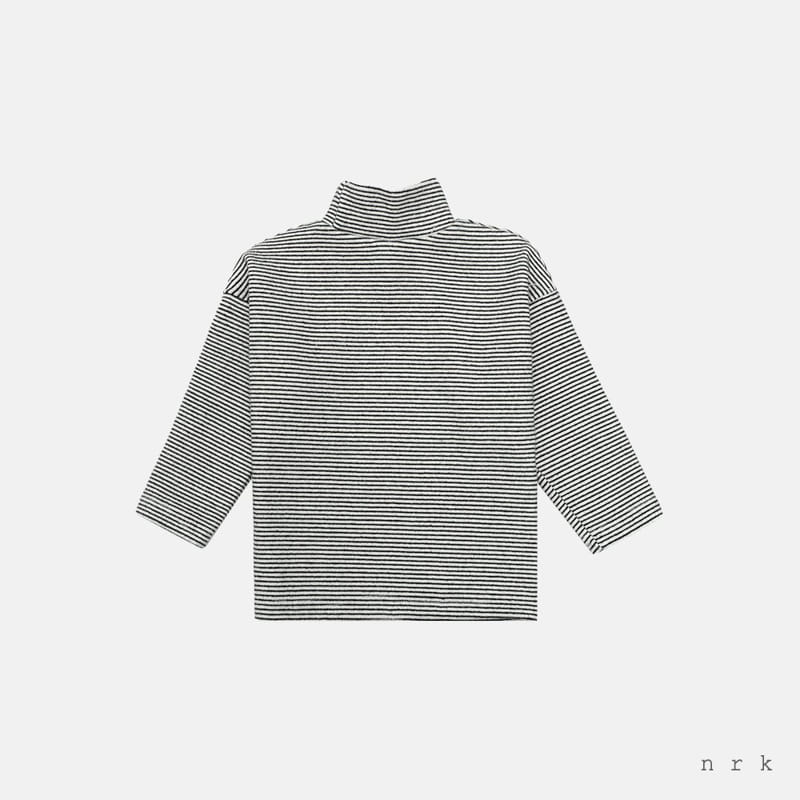 NRK - Korean Children Fashion - #Kfashion4kids - Toy Stripes Turtleneck Tee - 4