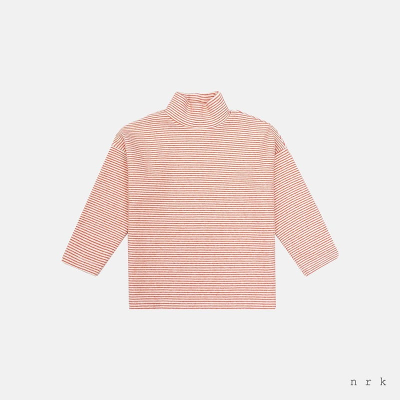 NRK - Korean Children Fashion - #Kfashion4kids - Toy Stripes Turtleneck Tee - 5